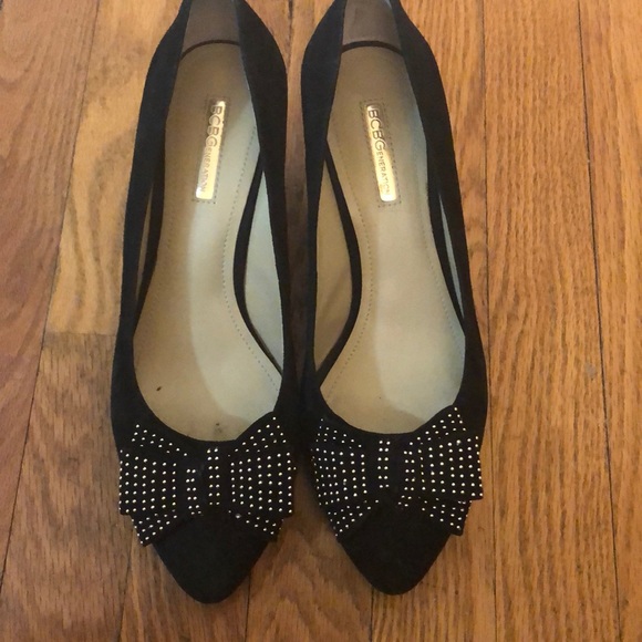 BCBG black suede wedges - Picture 3 of 3